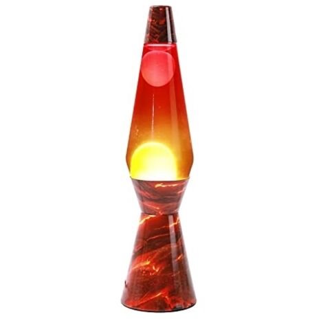 I-TOTAL - LAMPE À LAVE MAGMA & GLITTER (VOLCANO) XL1792