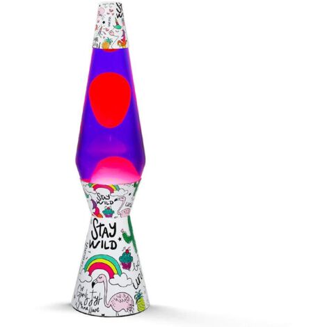 I-TOTAL - Lava Lamp Magma/Lava Lamp Glitter  Colored (Unicorn)