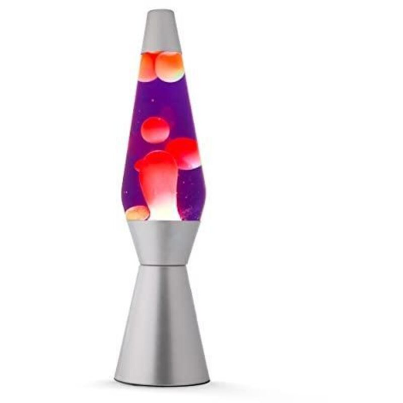 Itotal I-total Retro Lava Lampe Violett 40 X 11 Cm