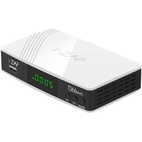 i-ZAP T366 Decoder digitale terrestre, Bianco