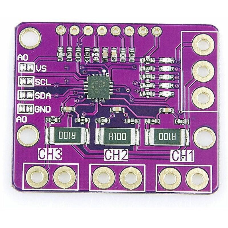 

I2C INA3221 Sensor de monitor de voltaje de corriente de derivación de tres canales Re INA219 Módulo arduino