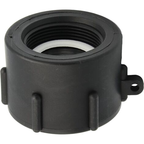 IBC Adapter Deckel S60x6 x 1 1/2 Zoll IG Kunststoff Schraubkappe Tank