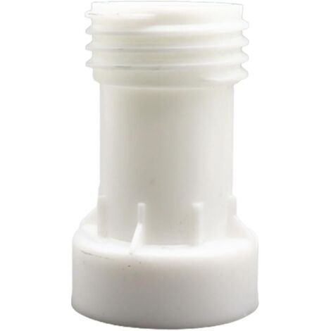 IBC - Extensión de manguera de plástico con rosca macho a hembra - 60 mm