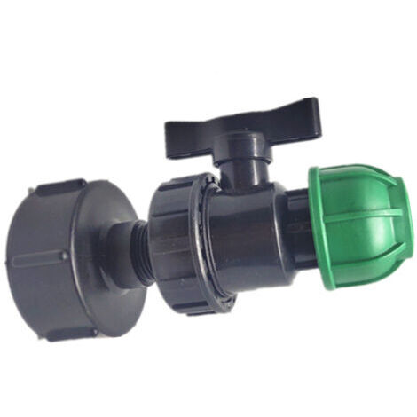 IBC - Portable Ton Barrel Accessoires Joint de tuyau de jardin  Adaptateur de joint de tuyau en PE sûr et durable pour les connecteurs d'eau de maison et de jardin Generic (sortie 20 de la vanne de fi