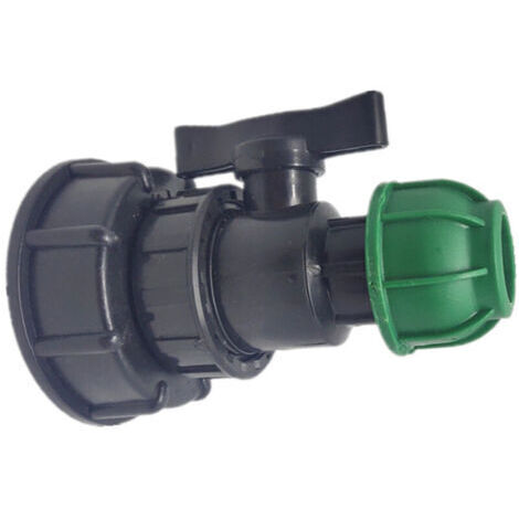 IBC - Portable Ton Barrel Accessoires Joint de tuyau de jardin Adaptateur de joint de tuyau en PE sûr et durable pour les connecteurs d'eau de maison et de jardin Generic (sortie 32 de la vann
