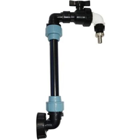 Ibc Raccord S60x6, Adaptateur De Réservoir De Vidange, Raccord Robinet En Laiton, Ibc Adaptateur Avec Sortie Robinet 3/4 Pouce, Raccord De Tuyau Et Connecteur De Robinet (A)