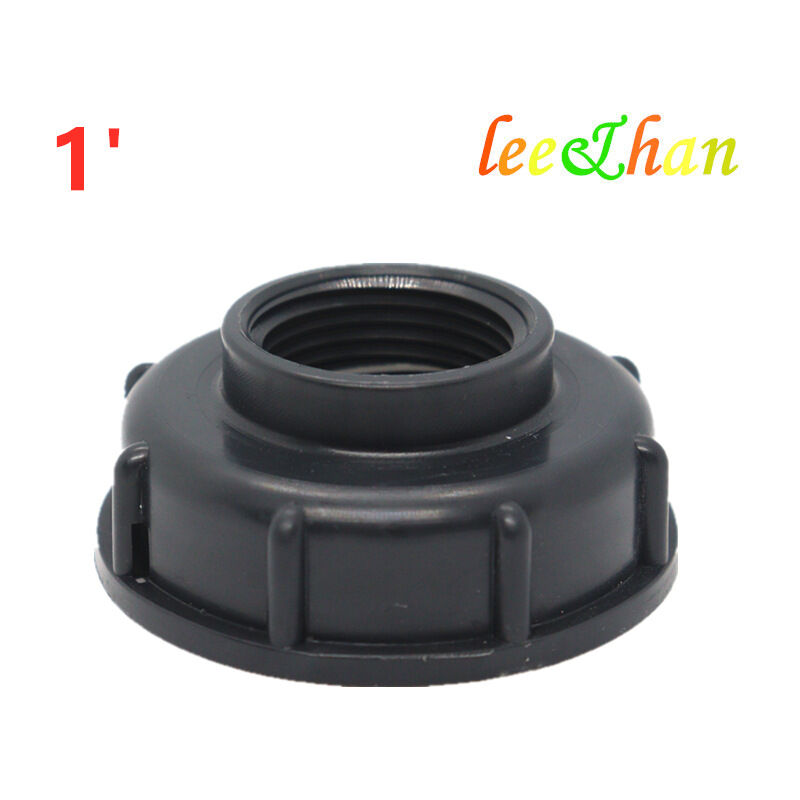 IBC Tank Adapter 1 Inch IBC Garden Hose Adapter IBC Tank S60x6 Plastic Water Tank Lid Adapter for Cube IBC 1000 Liter