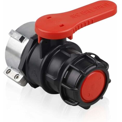 IBC-Tankadapter und Ventil: RTGPT DN50 (75 mm) Hahn.
