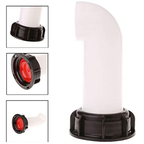 IBC Tote Tank Drain Cover Extension Outlet Hose Nozzle Valve Valve Inner Thread