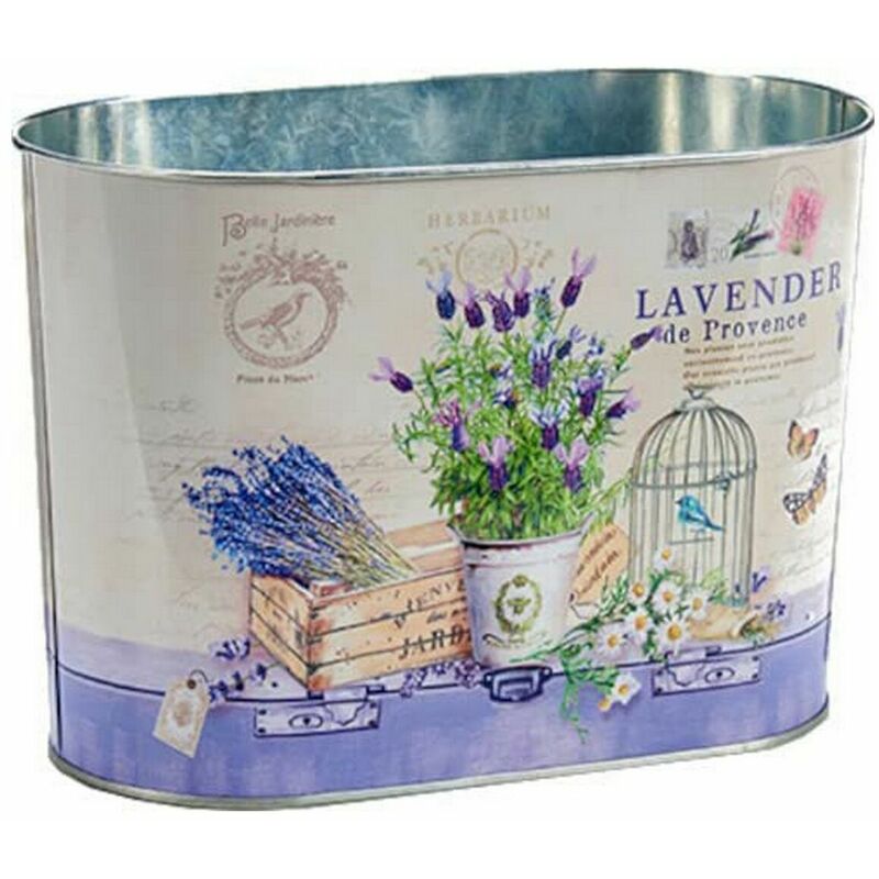 

Macetero Metal (12,7 x 15 x 23,5 cm) Grande Ovalado - Ibergarden