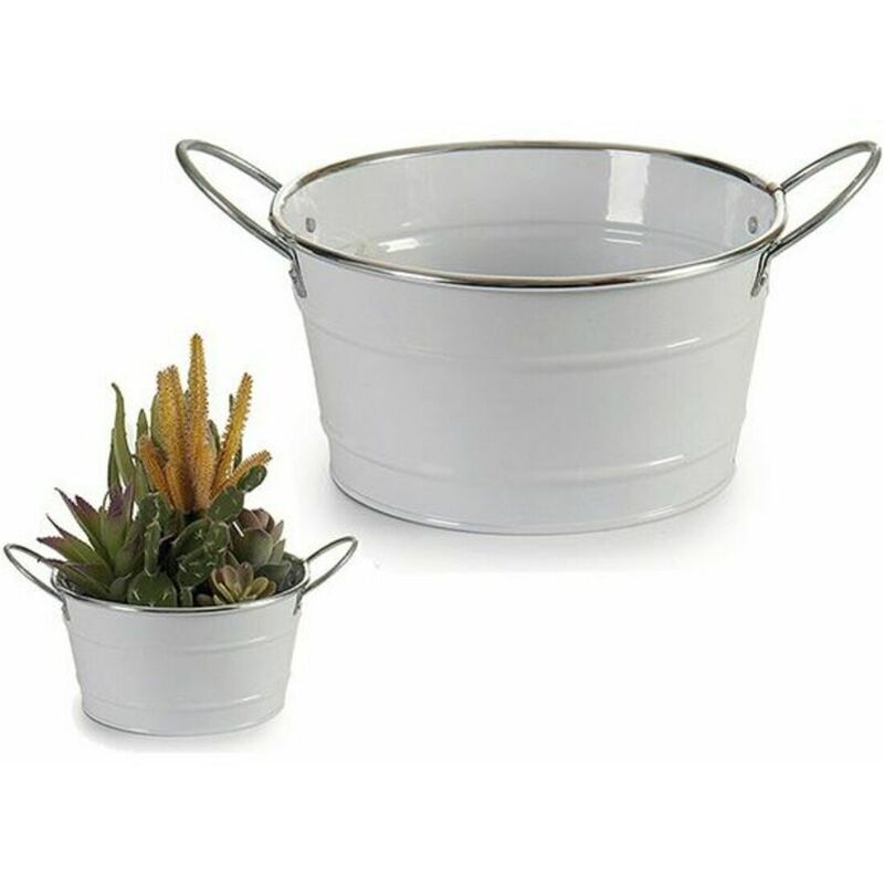 

Macetero Metal Con asas (20 x 11 x 27 cm) - Ibergarden