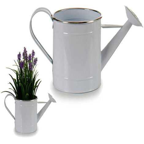 IBERGARDEN macetero regadera blanca 35,5x15,7x18 cm , Macetero regadera blanca 35,5 x 15,7 x 18 cmIdeal para decoración o maceteroFabricado en chapa de alta calidadMedi