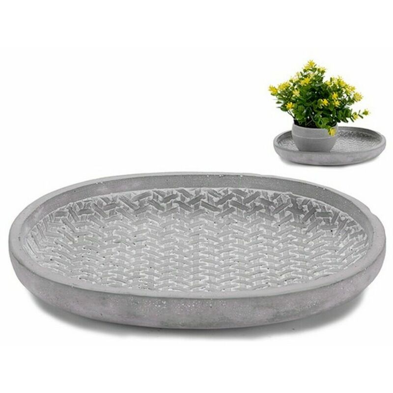 

Ibergarden Plato Mimbre Ovalado Cemento (28 x 4 x 23 cm)