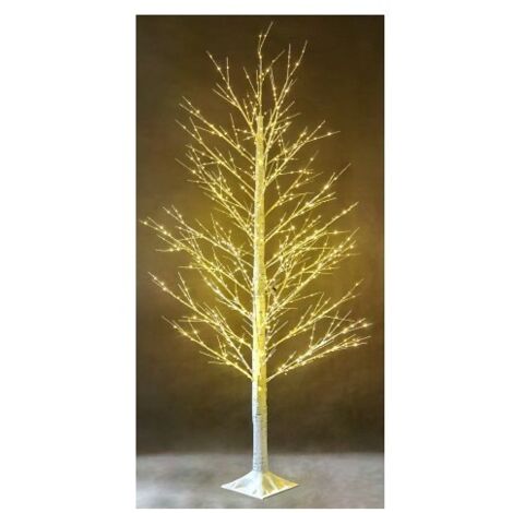 IBEROGARDEN Árbol LED Metálico 180 cm con 1000 Luces Cálidas y Cable de 5 m – Árbol Luminoso Decorativo para Interior y Exterior – Decoración Navideña Elegante