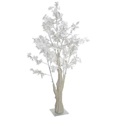 IBEROGARDEN  ARBOL LED PVC ARCE BLANCO 2M ALTO   MEDIDA :  90x90x200    DECORACION NAVIDEÑA    DECORACION EVENTOS