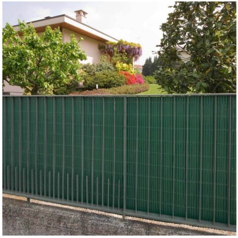 IBEROGARDEN  cañizo de pvc de media caraColor verde  Media 2X3 metros  ocultación e intimidad.