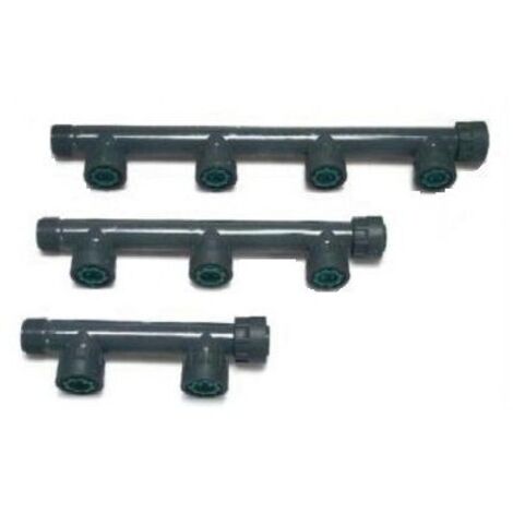 IBEROGARDEN  COLECTOR PVC SERIE PROFESIONAL DE 2 SALIDAS