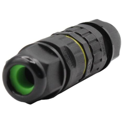 IBERVOIP conector union cable profesional ip68 , Conector profesional estanco IP68 Batterylight Gama proffesional de productos de iluminación y almacenamiento energético dirigi