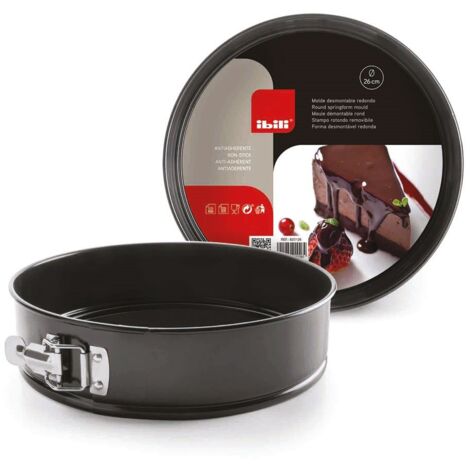 ibil Moule à charnière schwarz 22 cm antihaftbeschichtet