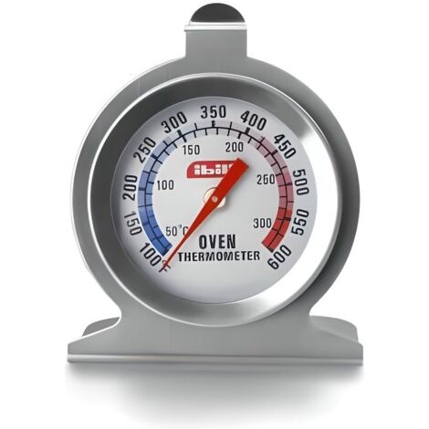 Ibili 743400 Thermomètre pour Cuisson Au Four, Inox, Argent, 7 x 6 cm