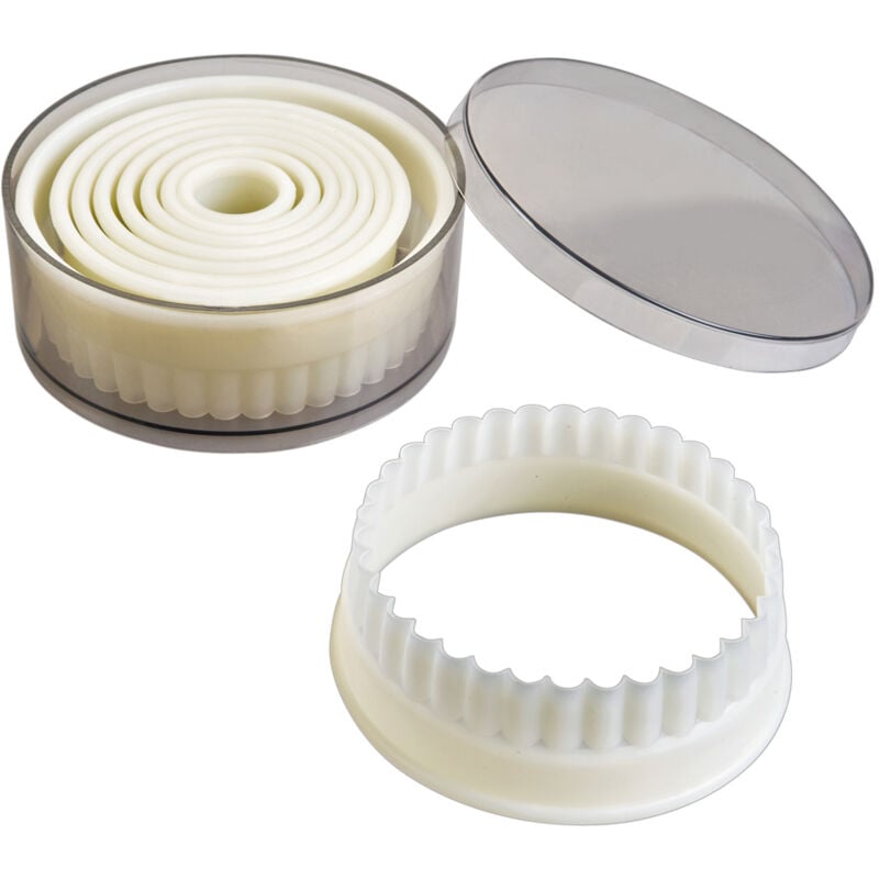 Ibili - Découpoirs arrondi dentelle 9 pièces