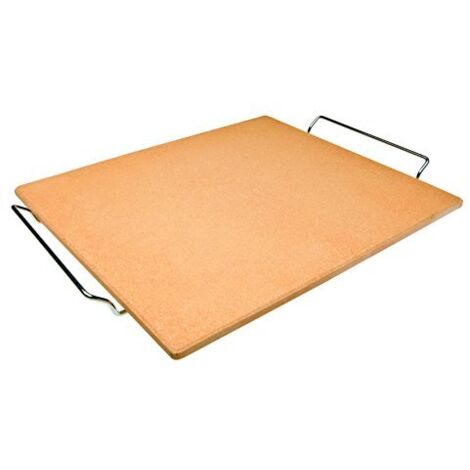 Ibili 784340 - Pietra per pizza ignifuga, rettangolare, 40 x 35 x 1,5 cm