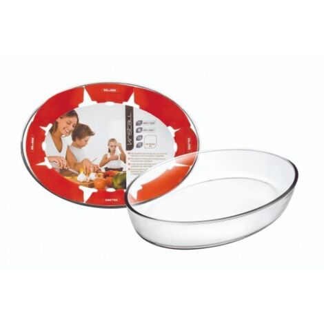 ibili 8411922085327 Fuente para horno de vidrio transparente