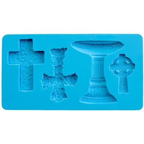 Ibili 872209 - Stampo per dolci tridimensionale, in silicone, motivo: croci