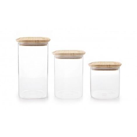 Ibili Alimentos bote transparente 800 ml hermético