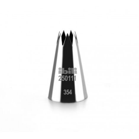 Ibili Boquilla Estrella 11 mm Plata para repostería