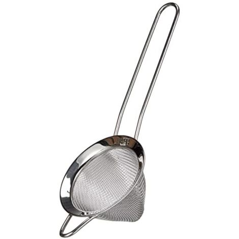 IBILI COLADOR Malla Conico Inox Prisma 7,5 CMS, Acciaio Inossidabile, Argento, 7.5 x 7.5 x 10 cm