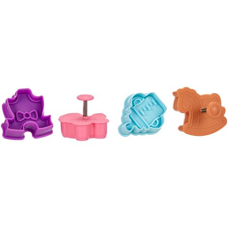 IBILI CORTAPASTAS con EXPULSOR Baby, Multicolore, 13 x 13 x 4 cm