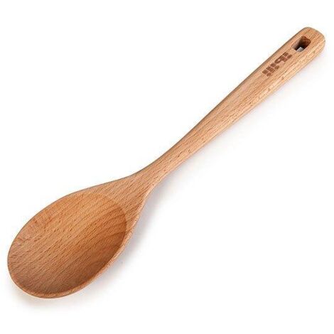 Ibili Cuillère Ronde Bois Naturel 30 cm Classique