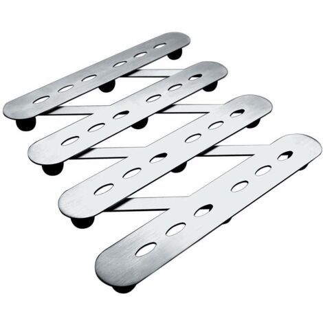 Ibili Dessous de plat extensible argenté 45 x 20 cm