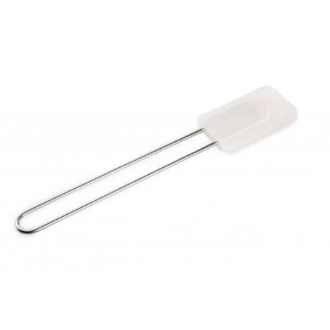 Ibili espátula de masa silicona blanca 36 cm inox