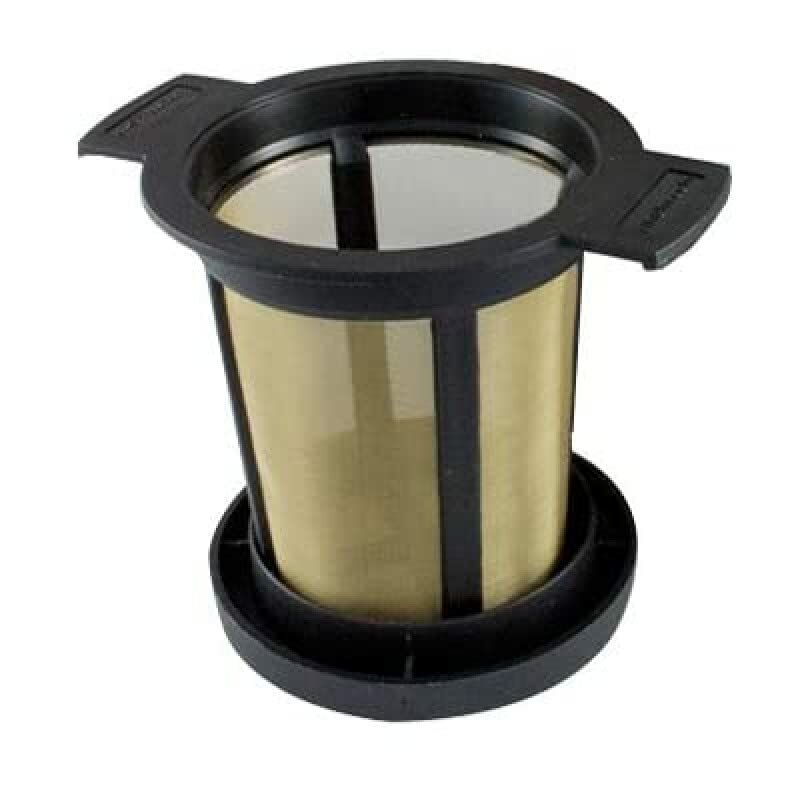 Image of IBILI Filtro permanente per tè e caffè, riutilizzabile, in acciaio inossidabile 18/10, include coperchio