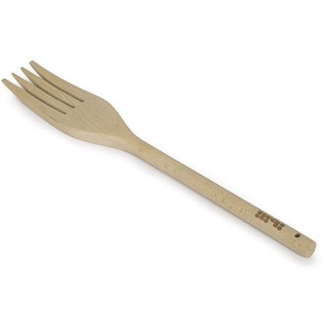 ibili Fourchette en Bois Dorée 22 cm Durable Hêtre