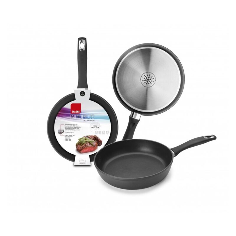 Mibricotienda Ibili Induplus Bratpfanne Aus Aluminiumguss Für Induktion Ø24cm (5mm Dicke)