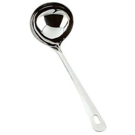 Ibili Louche moderne argentée 20 cm acier inoxydable