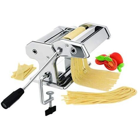 IBILI Maquina para Pasta Fresca Italia, Alluminio, Nero, 17 x 5 x 2 cm