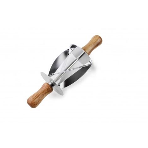 Ibili Mini Cortador de Croissants plateado acero inoxidable