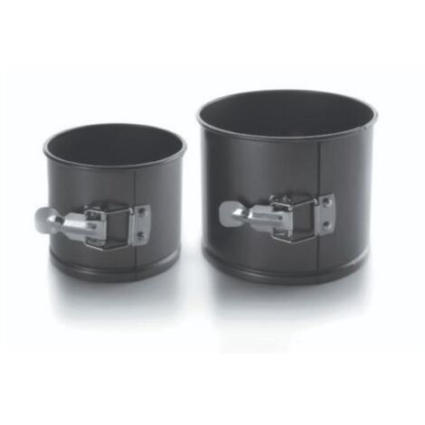 ibili Molde para panettone negro 12 cm bisagra acero