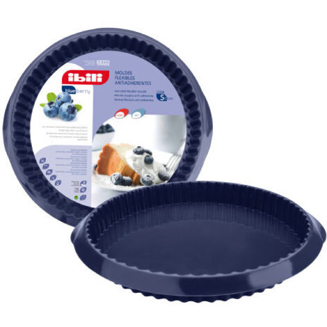 Ibili Molde para tarta de silicona 28 cm arándano