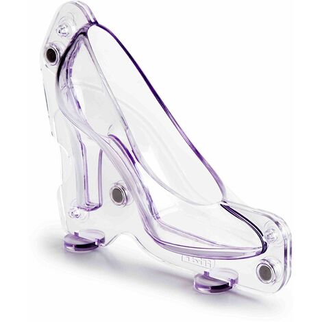 IBILI MOLDE Zapato 3D 16x13 CM, Trasparente/Viola, 21 x 7 x 17 cm