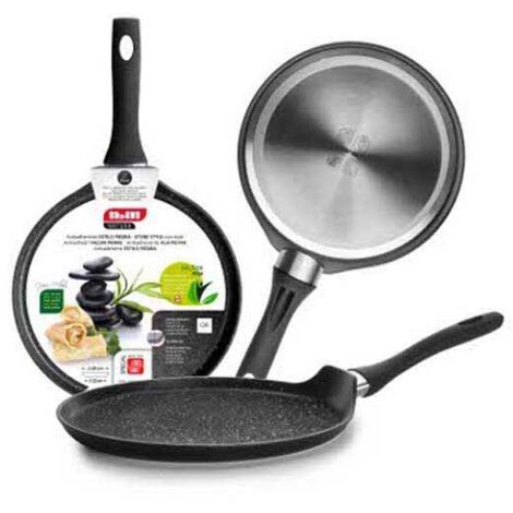 Ibili Natura Poêle à Crêpes Argenté 28 cm Antiadhésive