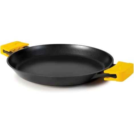 IBILI, Padella per paella Evolution, 36 cm, alluminio fuso, antiaderente, 6 porzioni, adatta ai piani a induzione.