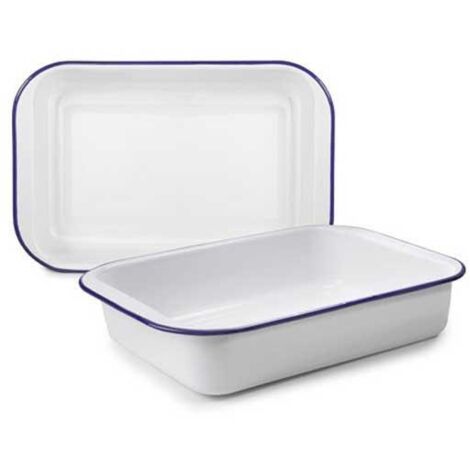 Ibili Plat à Four Acier Inoxydable 37x24x7.3 cm Clair