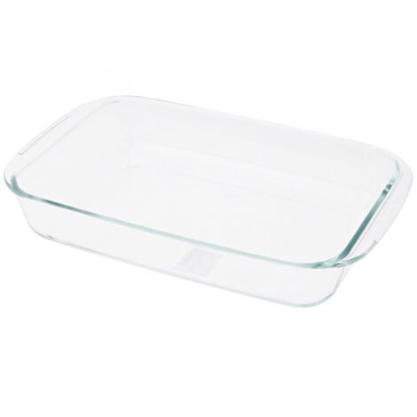 ibili Plat à four moderne verre borosilicate clair 34 cm