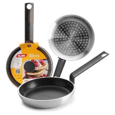 ibili Poêle à blinis 14 cm Argenté antiadhésif