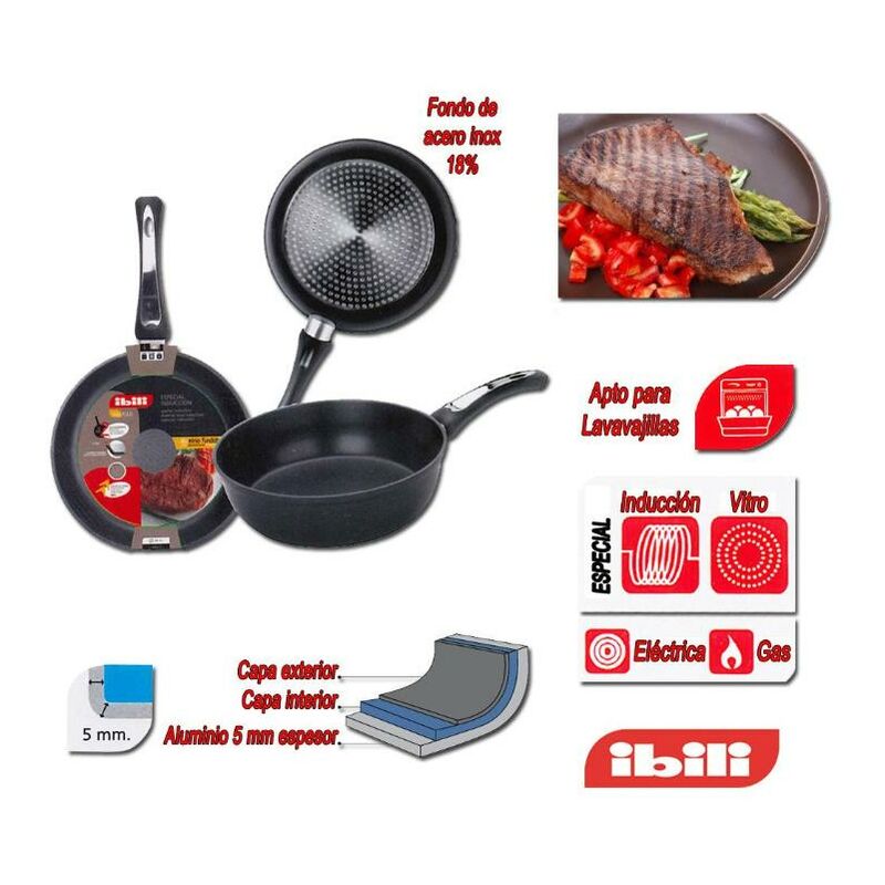 

ibili sarten honda alu.induccion induplus 24 cm (5 mm) 400124 - Mibricotienda